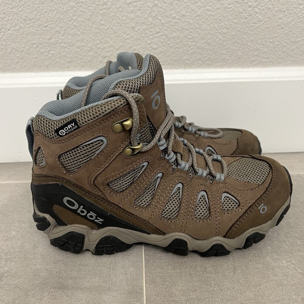 Oboz Women's Brown Waterproof Hiking Ankle Boots